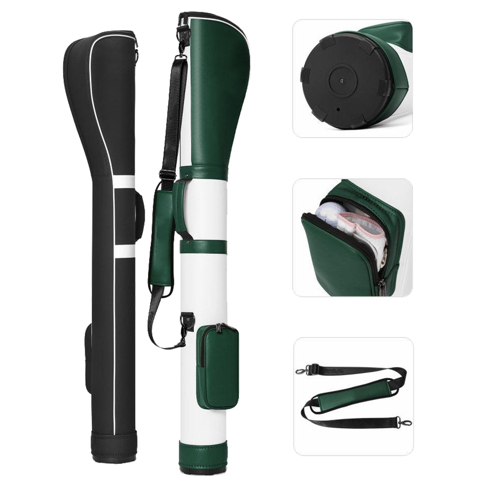 Bolsa Ligera For Palos De Golf, Bolsa Portátil For Pistola De Golf con Correa De Hombro Desmontable, Capacidad For 6~8 Palos, For Práctica De Campo