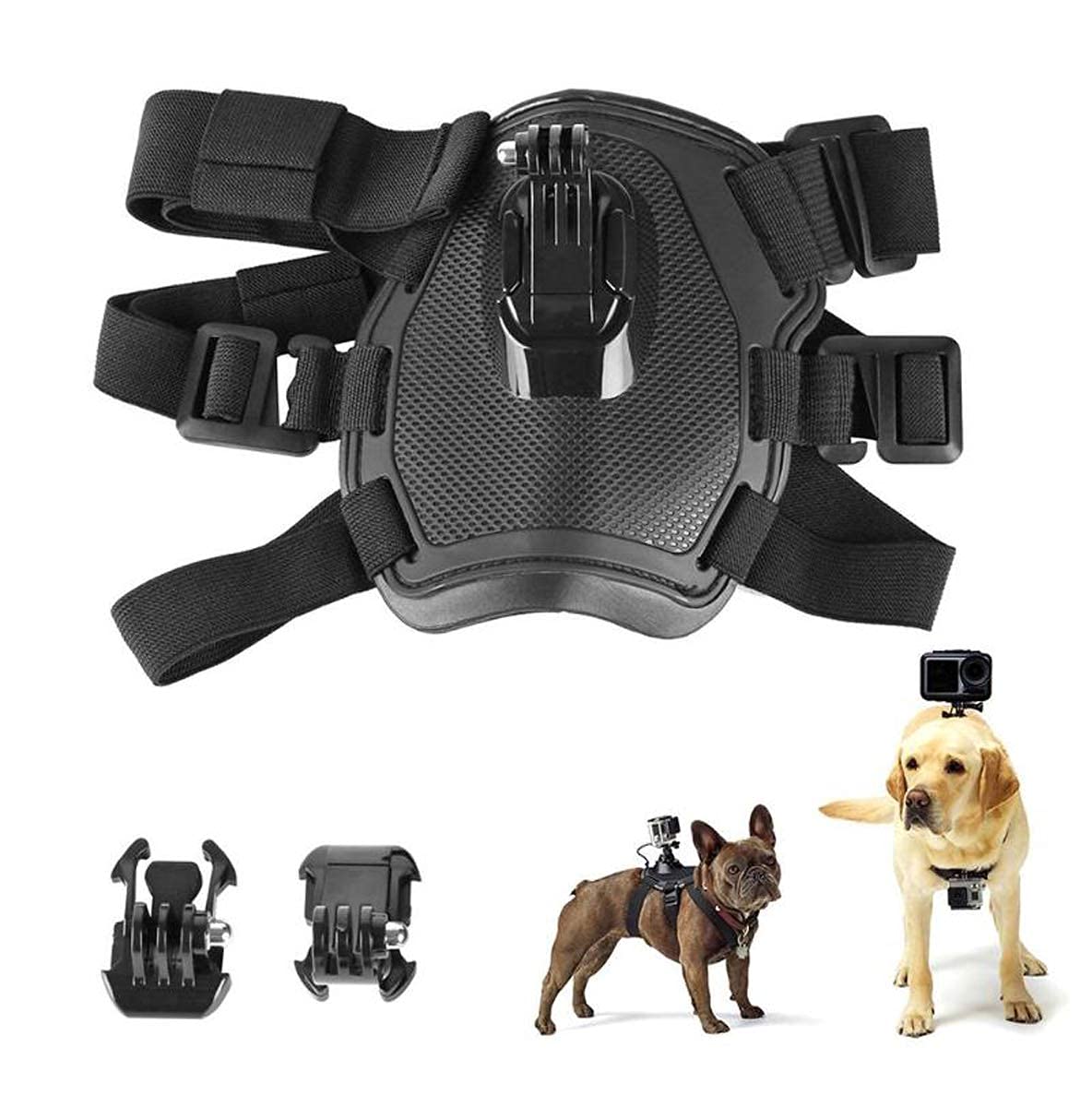 DUTTY Soporte Ajustable para cámara de acción para GoPro Hero 7 6 5 4 Xiaoyi Sports CAM Correa para el Pecho