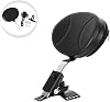 INNOGLOW Motorcycle Backrest - Detachable Driver Rider Backrest with Chrome Back Rest Pad Fit for Harley Davidson Touring Street Glide Electra Glide Road Glide Road King CVO 2009-2020