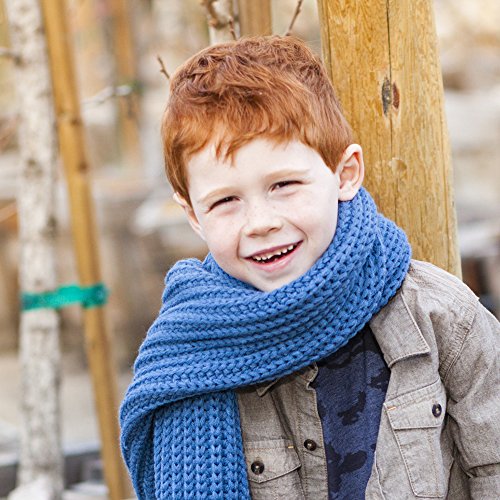 Kids Chunky Knitted Infinity Scarf - One size (Boys Ages 3-12 Y)3