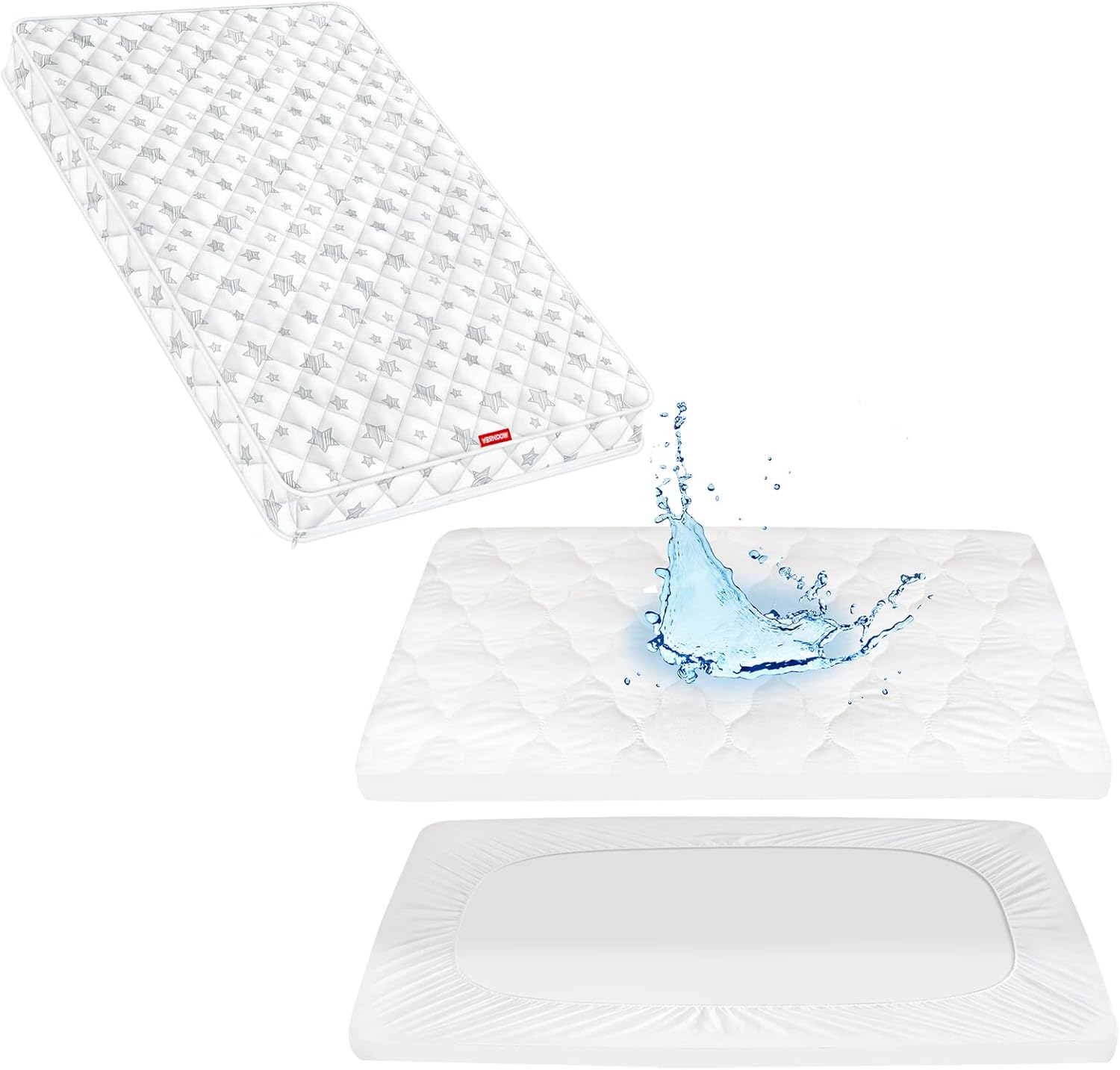 Pack and Play Mattress Topper, Dual Sided Pack N Play