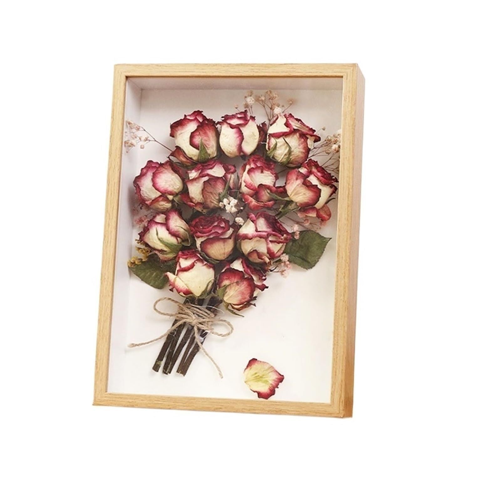 Photo Frames 1 Three-dimensional Dried Flower Plant Photo Frame Ornament Shell DIY Specimen Eternal Display Box(XL)