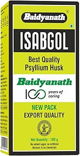 Baidyanath Isabgol - Psyllium Husk Powder 100gm | Boosts Digestion | Constipation Relief Naturally | Rich Source Of Dietar... Price In India