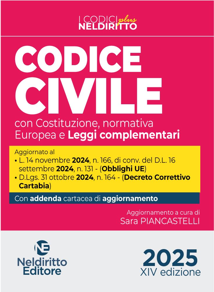 Codice civile plus 2025 con leggi complementari