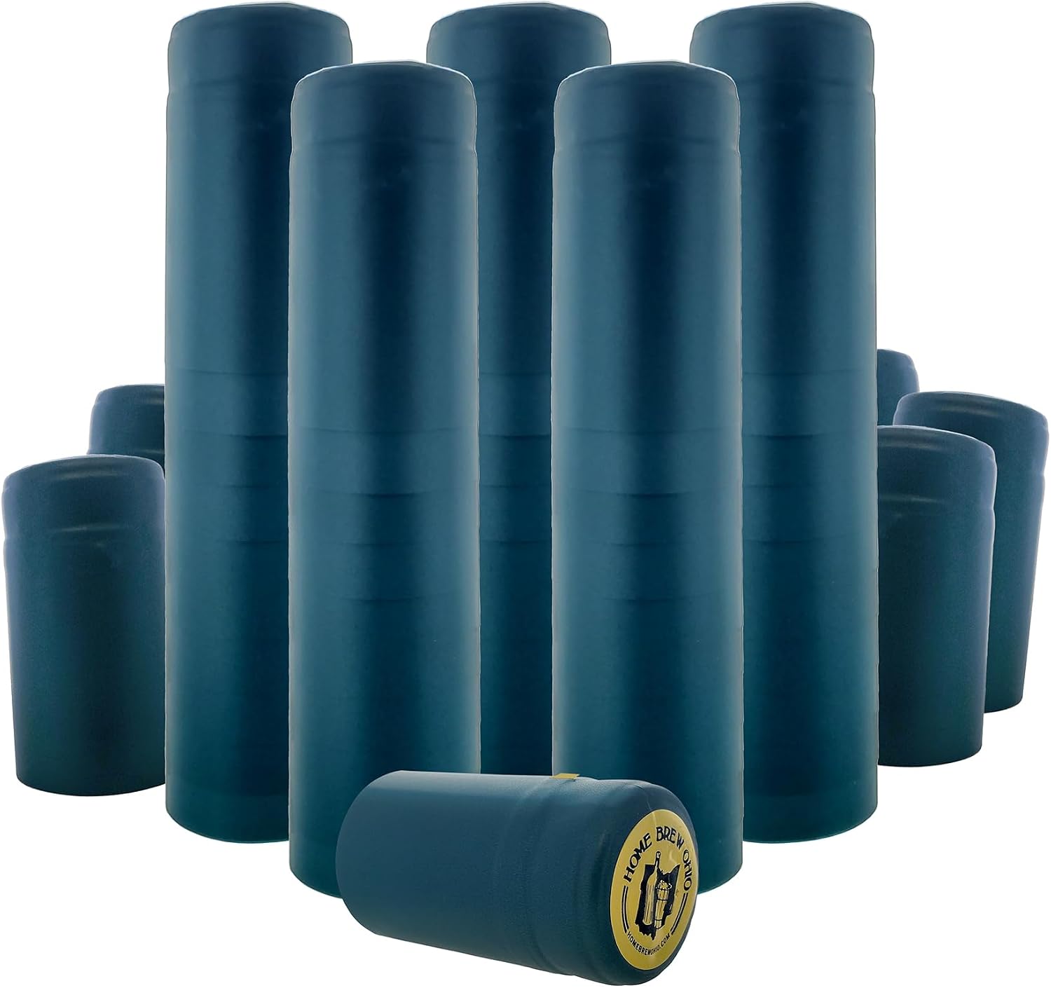 Home Brew Ohio Metallic Blue PVC w/Home Brew Ohio Logo Black on Gold Top-500 count