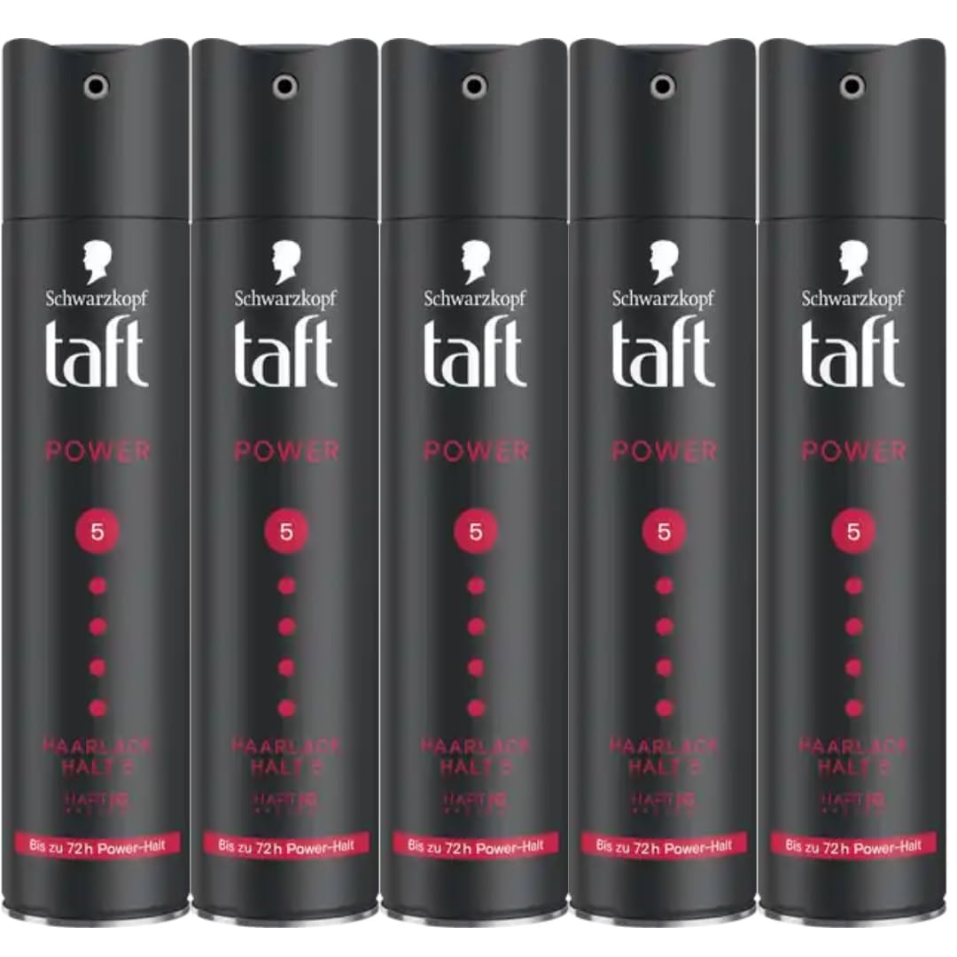 Haarlack Power Haarspray Power Halt 5 Spray Haarspray 250 Mililiter x 5 Stück