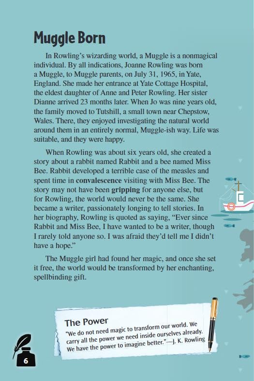 Game Changers: A Biography of J. K. Rowling (TIME(r): Informational Text) - Image 6