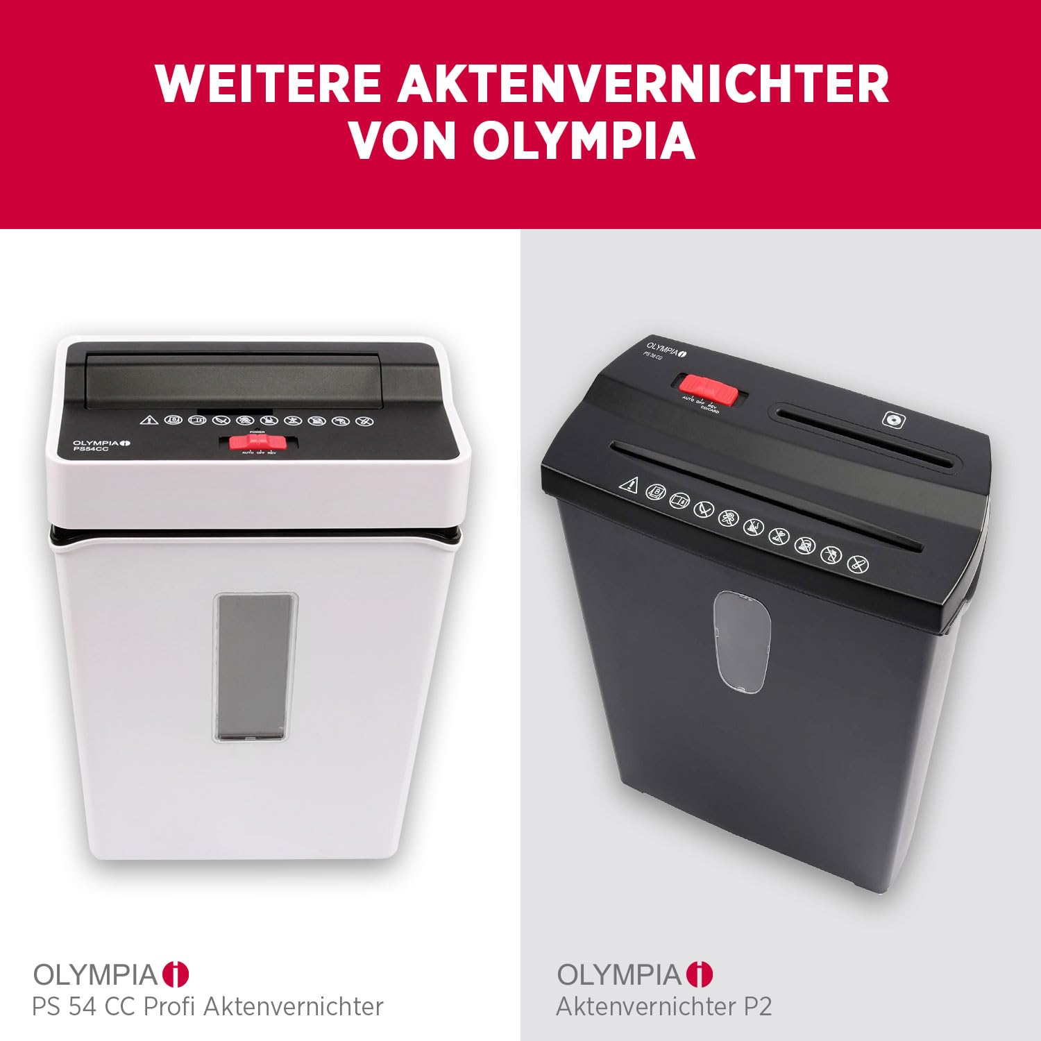 Olympia PS 63 CC niszczarka do dokumentów, cięcie krzyżowe, do 6 arkuszy, cięcie cząstek 4 mm, niszczarka papieru i kart kredytowych, poziom bezpieczeństwa P4, cicha praca 70 dB, pojemnik na ścinki 12