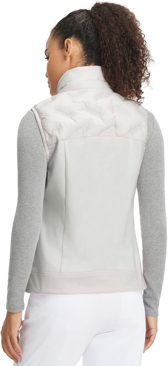 M MAELREG Puffer Vests Womens Lightweight Stand Collar Slim Fit Winter Sleeveless Jacket for Women with Golf Hiking - Image 4