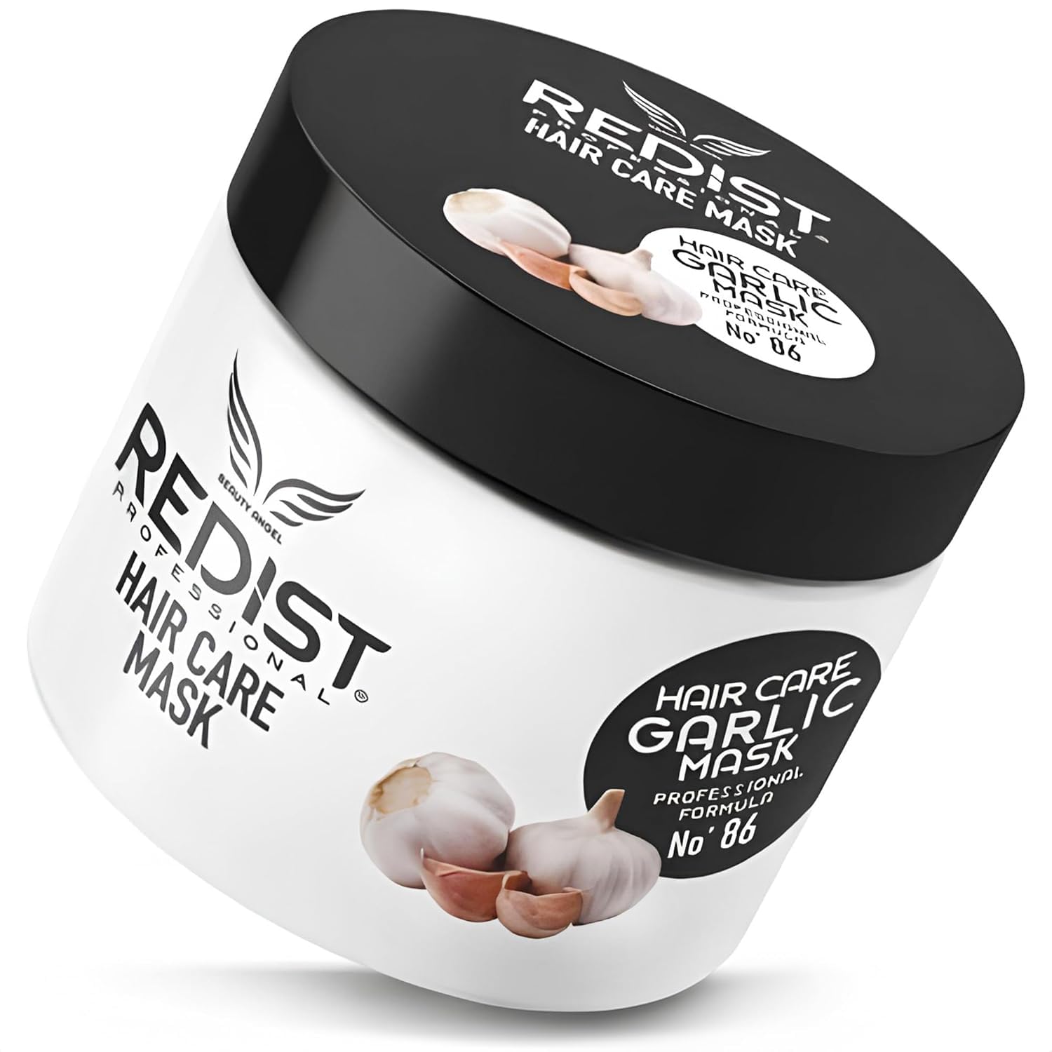 Redist Set de cuidado del cabello con ajo – Champú 1000 ml + Mascarilla 475 ml + 2 Fase Acondicionador 400 ml Milk & Honey | Fórmula anticaída y fortalecimiento | Para cabello seco y dañado