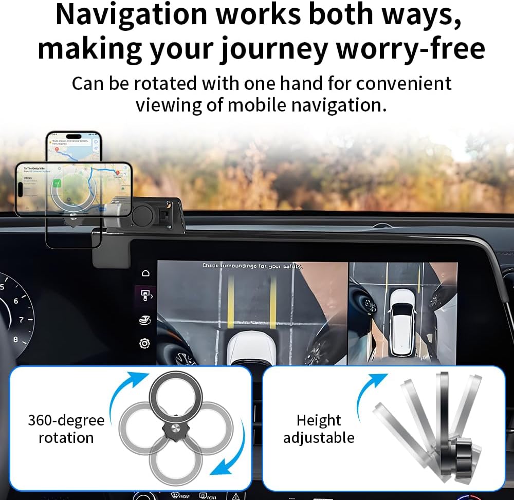 Car Magnetic Phone Mount for Kia Sportage 2023 2024 2025 Auto Interior Accessories Best Cellphone Holder Mobile Cradle Cell Phones Navigation Charging Screen Magnet Stand Dashboard Accessory
