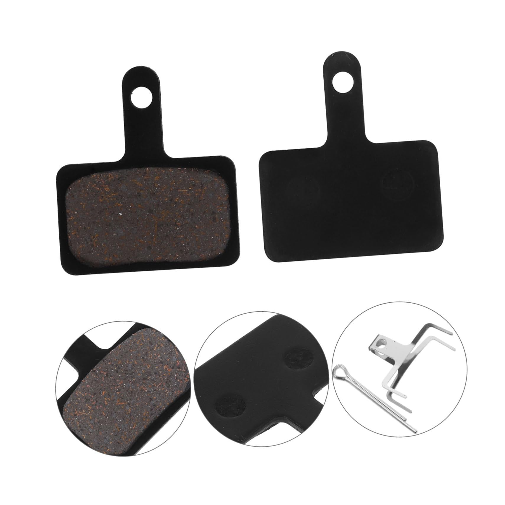 YARNOW Plaquettes de Frein vélo câble de Changement de Vitesse de vélo kit de Frein à Disque hydraulique plaquette de Frein de vélo légère vélo de Frein Fibre de cuivre Black