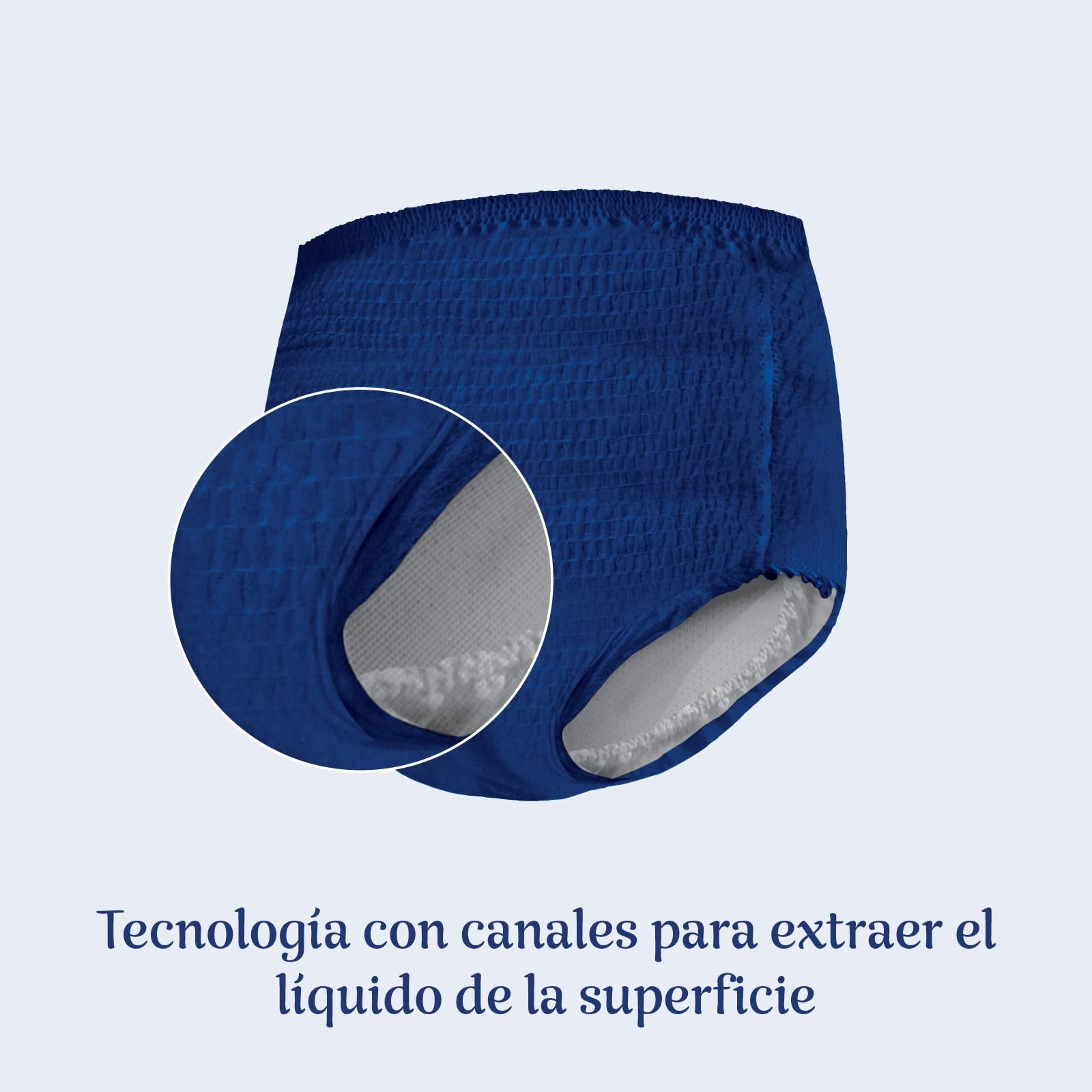 Amazon Basic Care Pant Hombre Plus M – 40 Unidad (4 Paquetes de 10), Azul