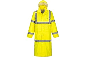 Waterproof Trench Rain Coat for Men – Keep Dry and Safe in Style