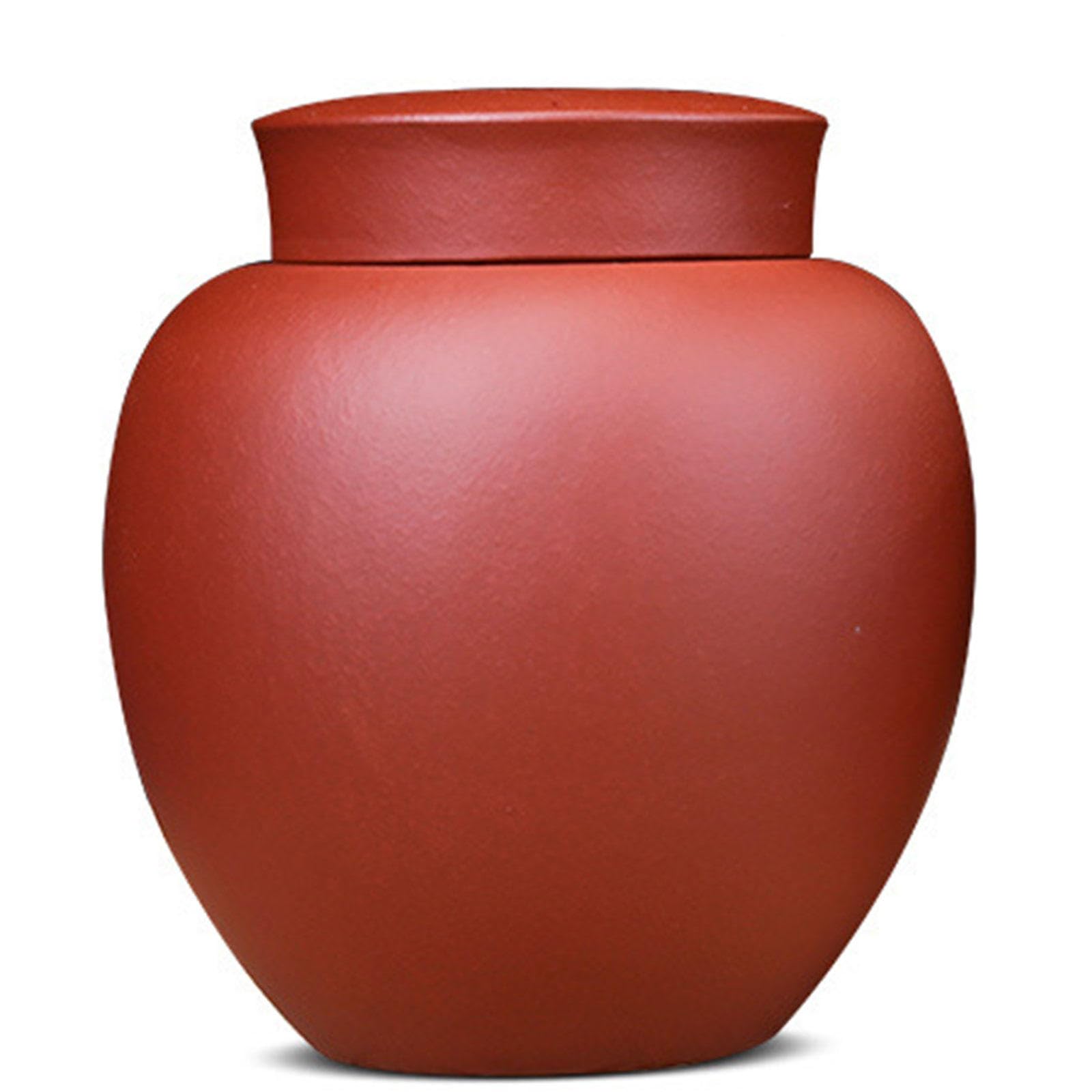 Urn, Medium Cremation Urns for Human Ashes Storage Jar Urn Memorial Funeral for and Pet(B)