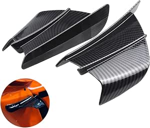 Spoiler Laterale Per Moto/Scooter – Aerodinamico, Nero, 12,7 Cm, Stabilità Migliorata