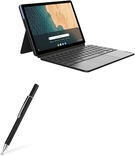 BoxWave - Lápiz capacitivo compatible con Lenovo Chromebook Duet, lápiz capacitivo FineTouch, lápiz capacitivo súper preciso para Lenovo Chromebook