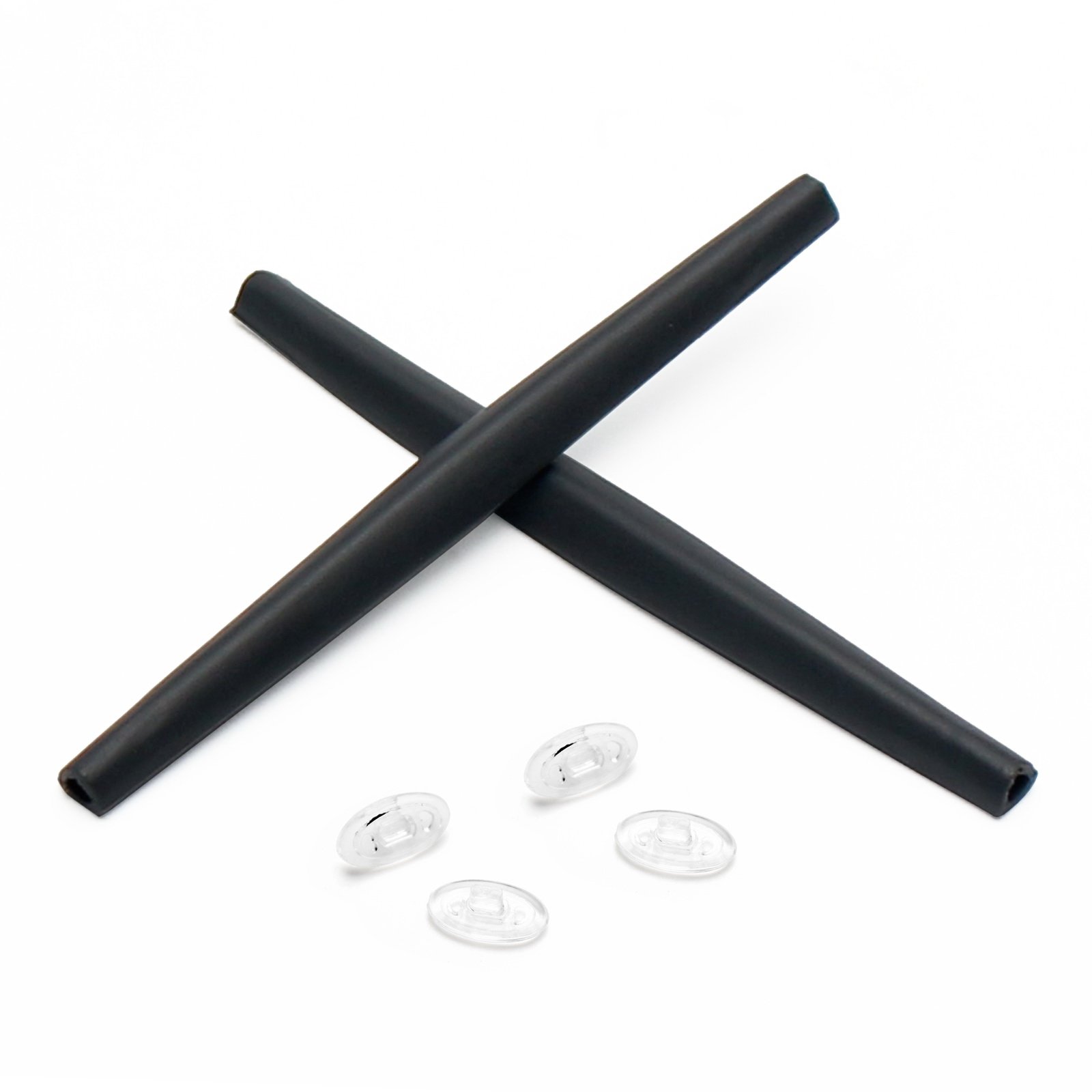 Replacement Earsocks &amp; Nosepieces Rubber Kits for Oakley Whisker Sunglasses (Black, 0)
