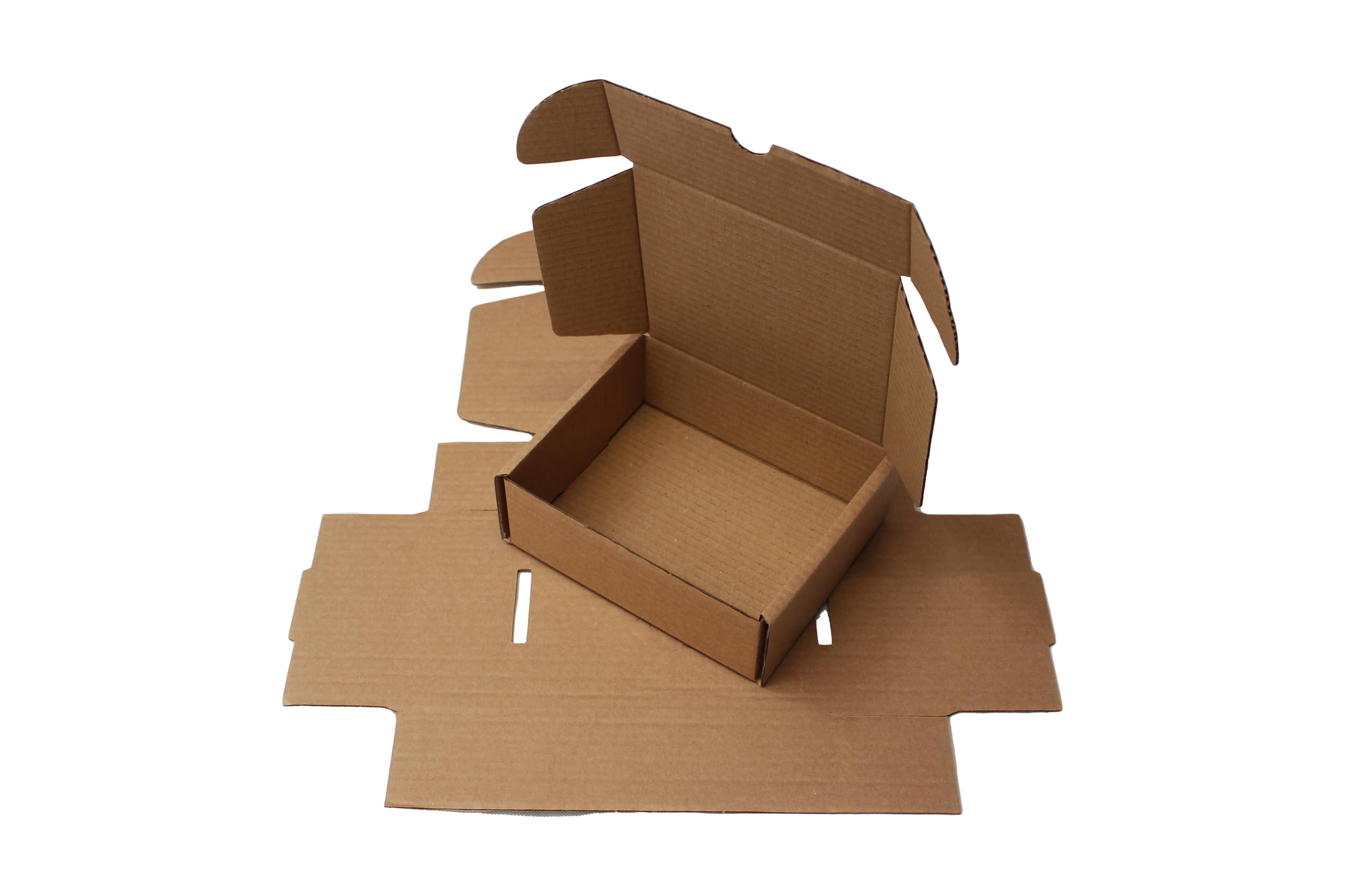 TPBK22 Postal Box 179x155x65mm 7x6.1x2.6" Trojan Brown Kraft Small Parcel Postal Packing Mailing Boxes Eco Friendly FSC Certified Biodegradable and Recyclable - Sold in Packs of 25