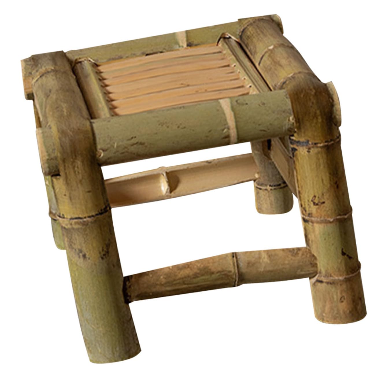 Tabouret en bambou vintage style rétro de maison pour le thé