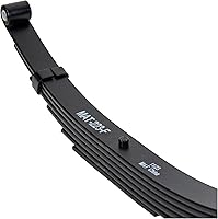 Vista 4 de The Trailer Parts Outlet - Muelles de doble ojal de 6 hojas de 25 1/4" x 1 3/4" para eje de remolque de 7000 libras, par de 2