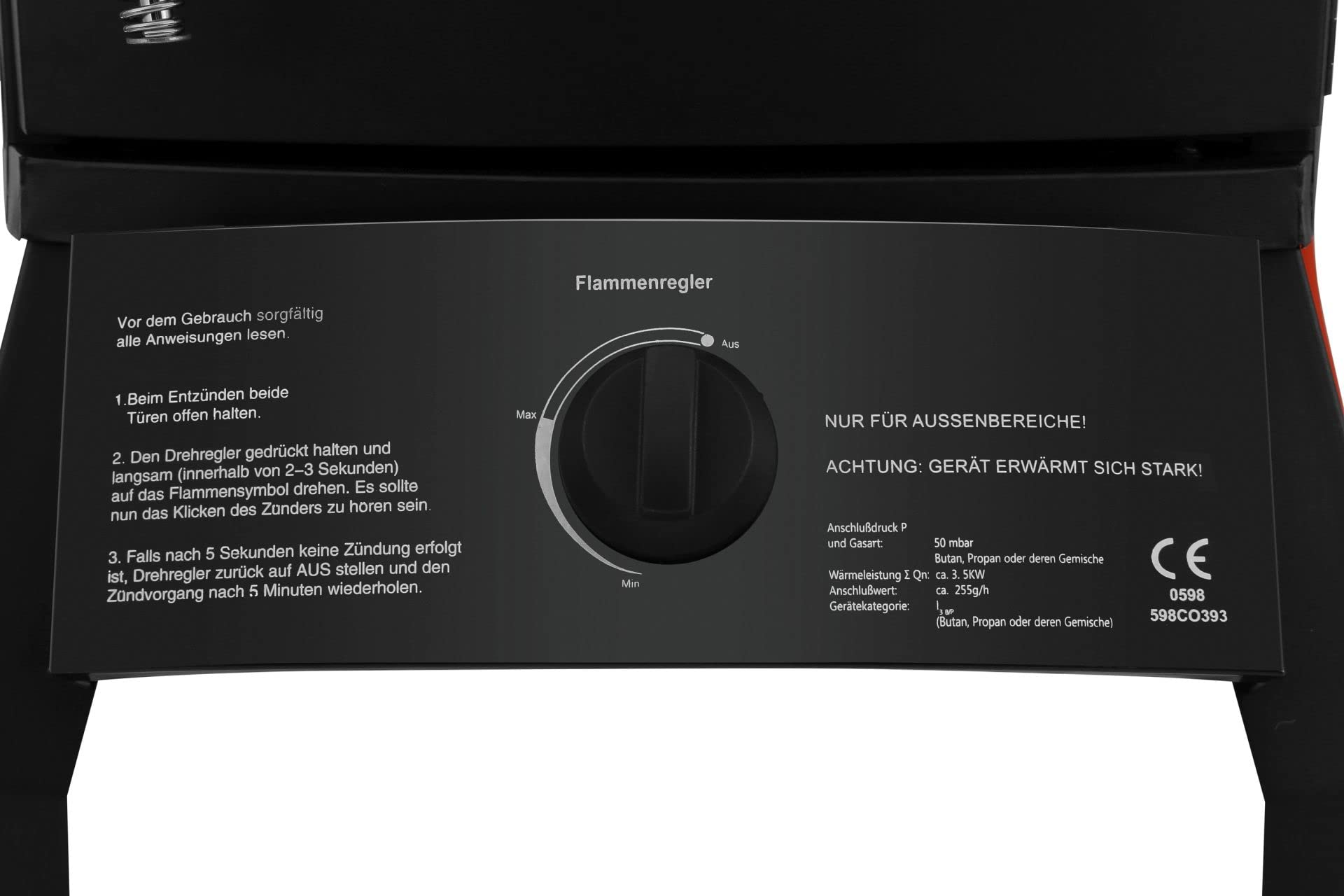 Gasgrill "PORTLAND" von El Fuego® | inkl. Gasschlauch und Druckminderer | inkl. Wasserschale & Smokebox | Räuchergrill | Smoker | AY 317