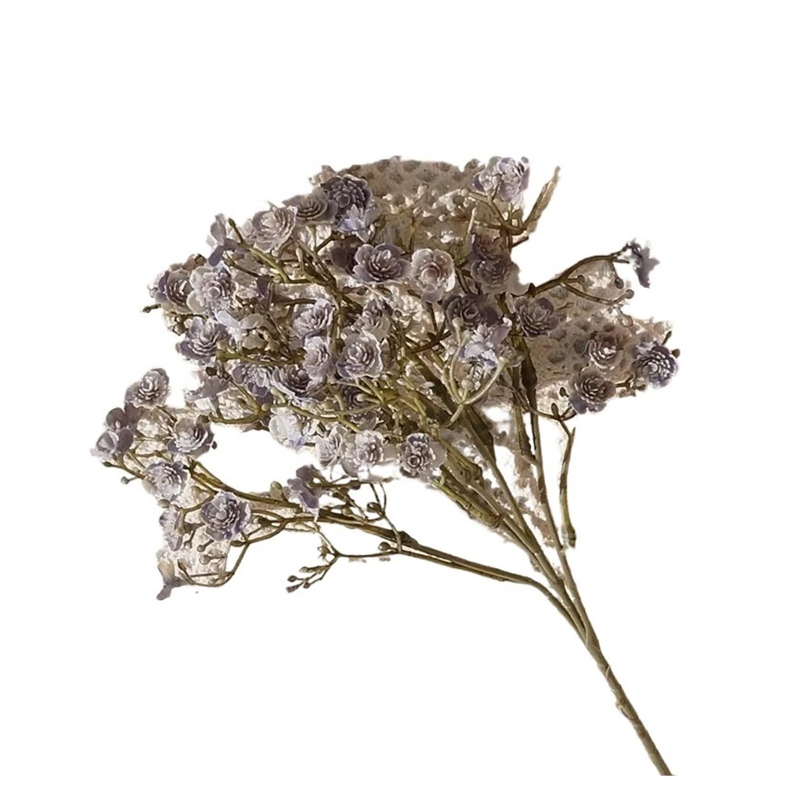 Casetlong 6Pcs Autumn Artificial Flowers Bouquet Accessories Fake Home Decor Wedding Party Floral(Autumn gray)
