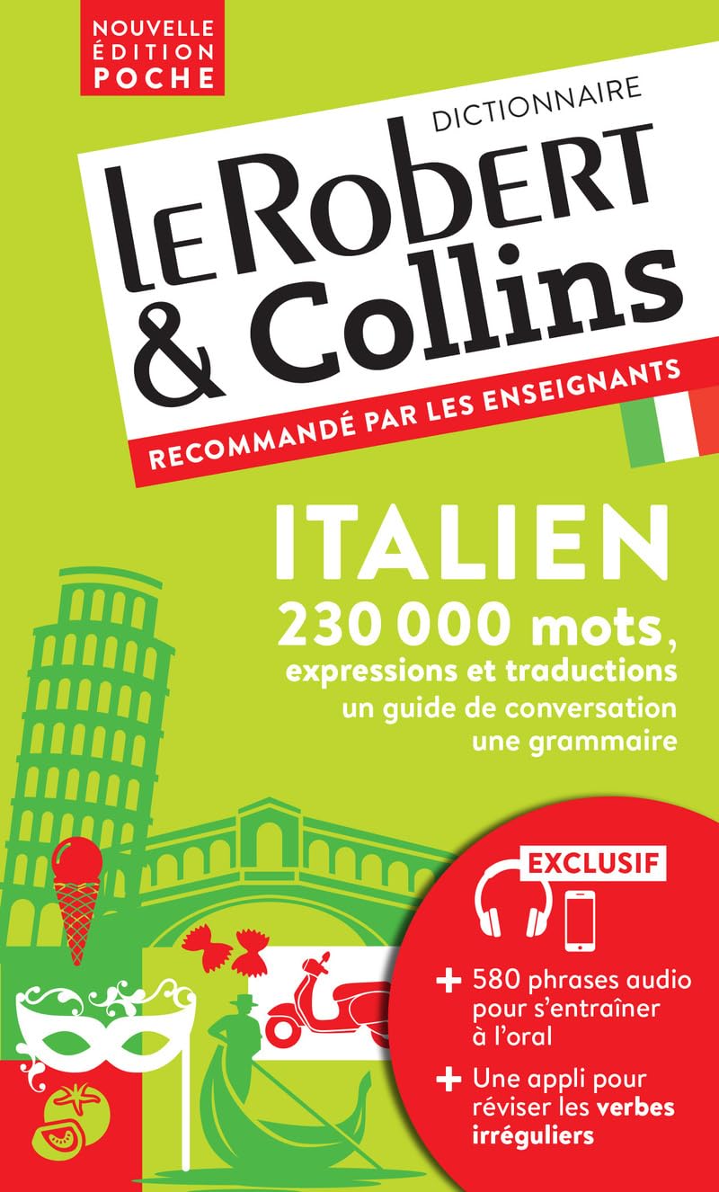 Le Robert & Collins Poche italien: Français-italien ; italien-français