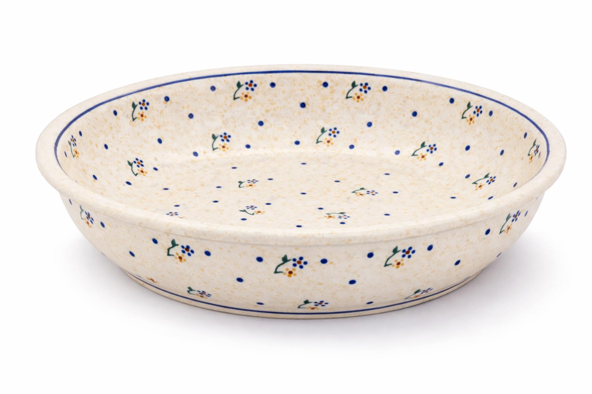 Bunzlauer Keramik Corbeille à fruits Motif 111 Ø 33,2 x 7,6 cm