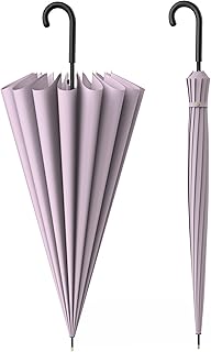 ANYCHO Big Umbrella for Women – Large Size Heavy Duty Rain Umbrella, 16-Rib Reinforced Windproof, One-Touch Auto Open, Lig... Price In India