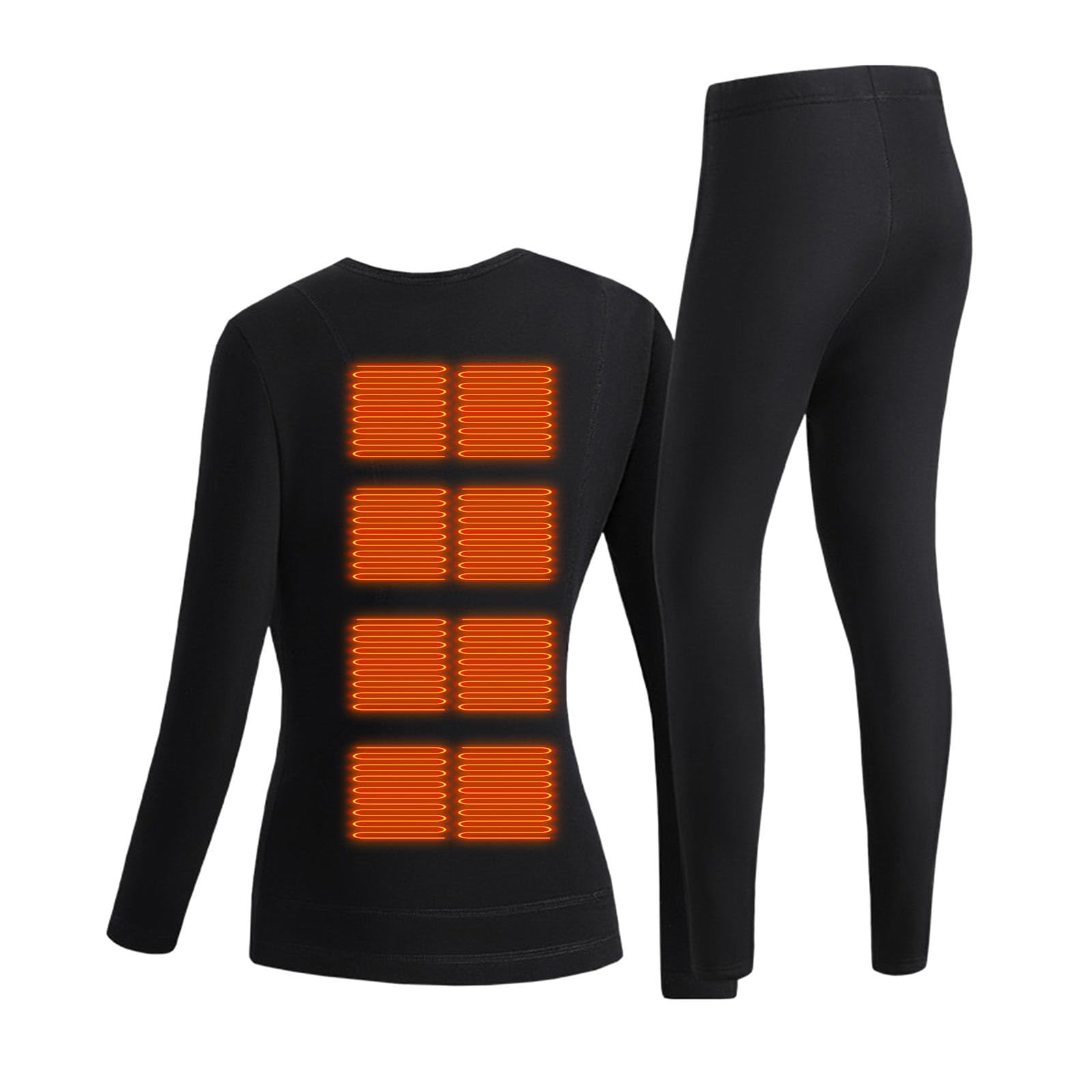 Thermounterwäsche Damen Set Mit Thermounterhose Thermounterhemd Funktionsunterwäsche Leggings Winter Outdoor Thermowäsche Unterwäsche Warm Sport Skiunterwäsche Thermoanzug