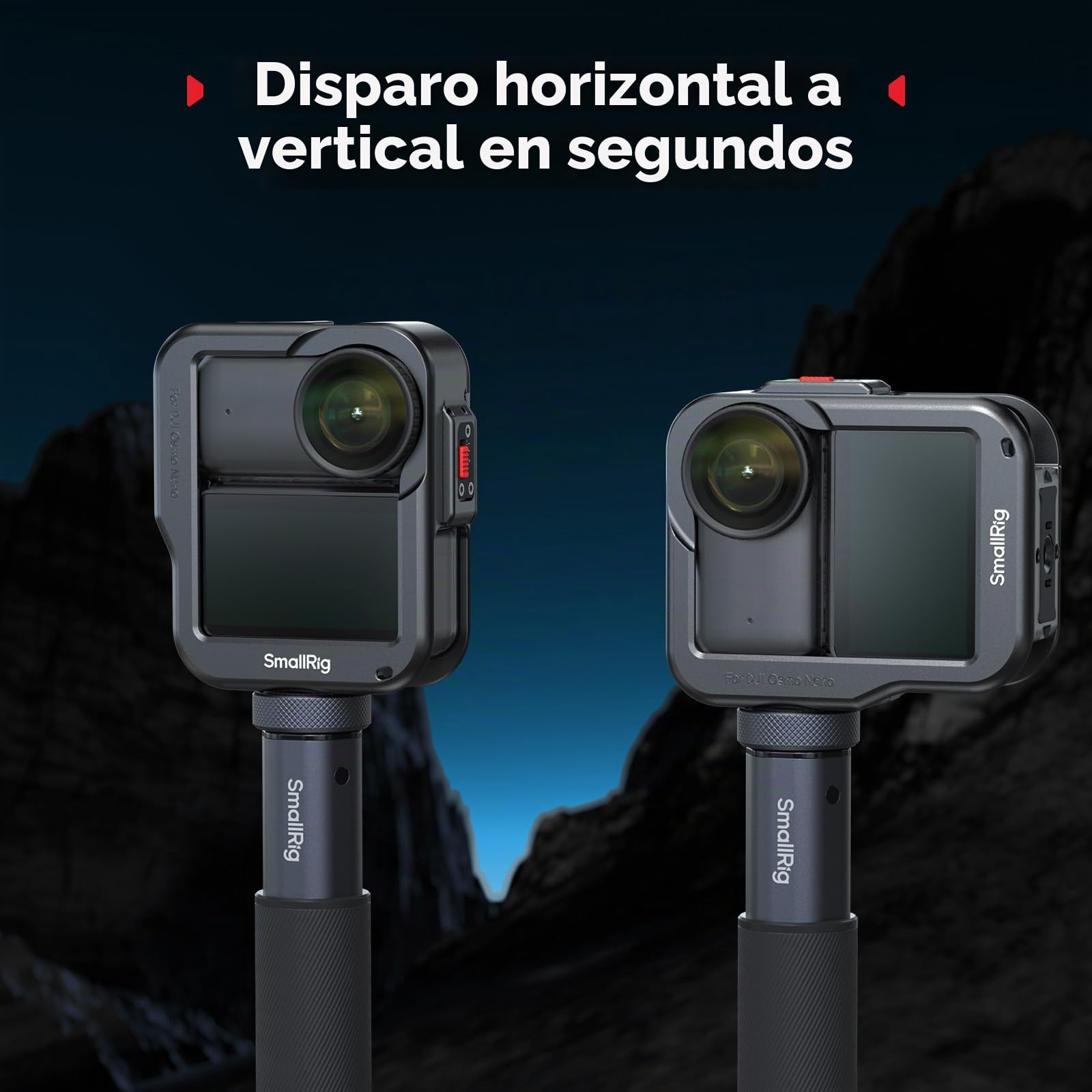 SMALLRIG Jaula para DJI Osmo Nano, Estuche de Aluminio Protector con Zapata Fría y Roscas 1/4"-20 - 5759