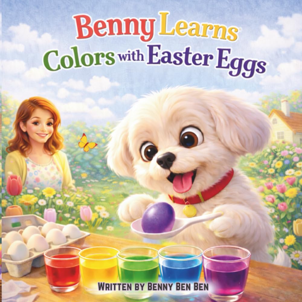 Benny Learns Colors with Easter Eggs (Benny the Maltese and Friends)