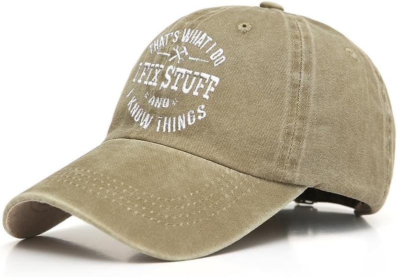 Problem Solver Fix Stuff Humor Saying Embroidered Hat for Men Women Dad Husband Coworker Adjustable Dad Hat Baseball Cap Gift - Image 2