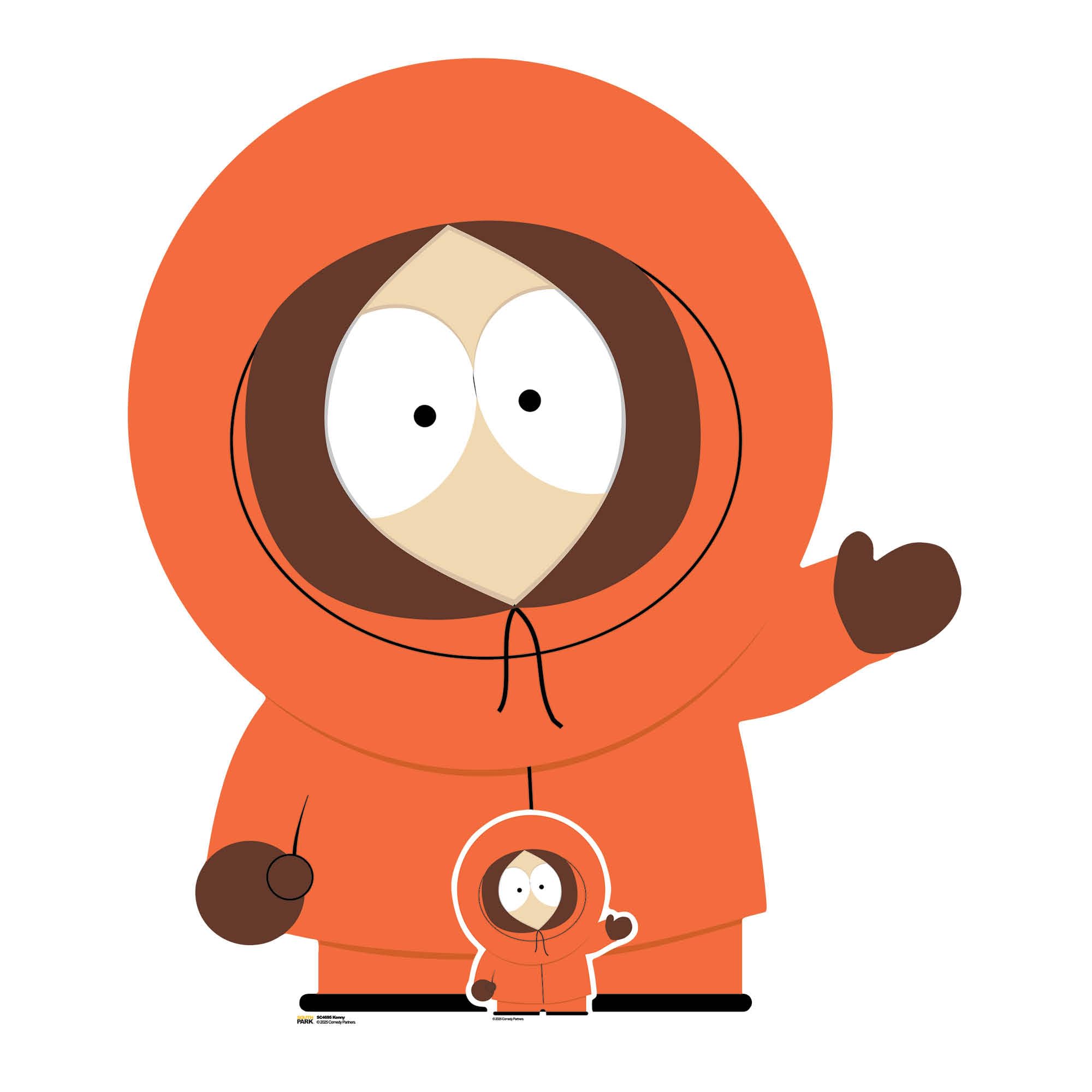 Star Cutouts SC4695 South Park Kenny Cardboard Cut Out Height 85cm Official Merchandise Ideal Cardboard Figure for Fans, Gifts, Collectors & Display