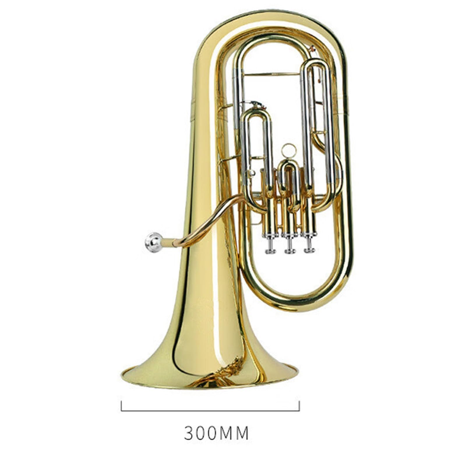 Eufonio Strumenti Musicali Eufonio Tono Sib Tre Pulsanti Ottone Professionale Facile Da Esercitarsi E Suonare