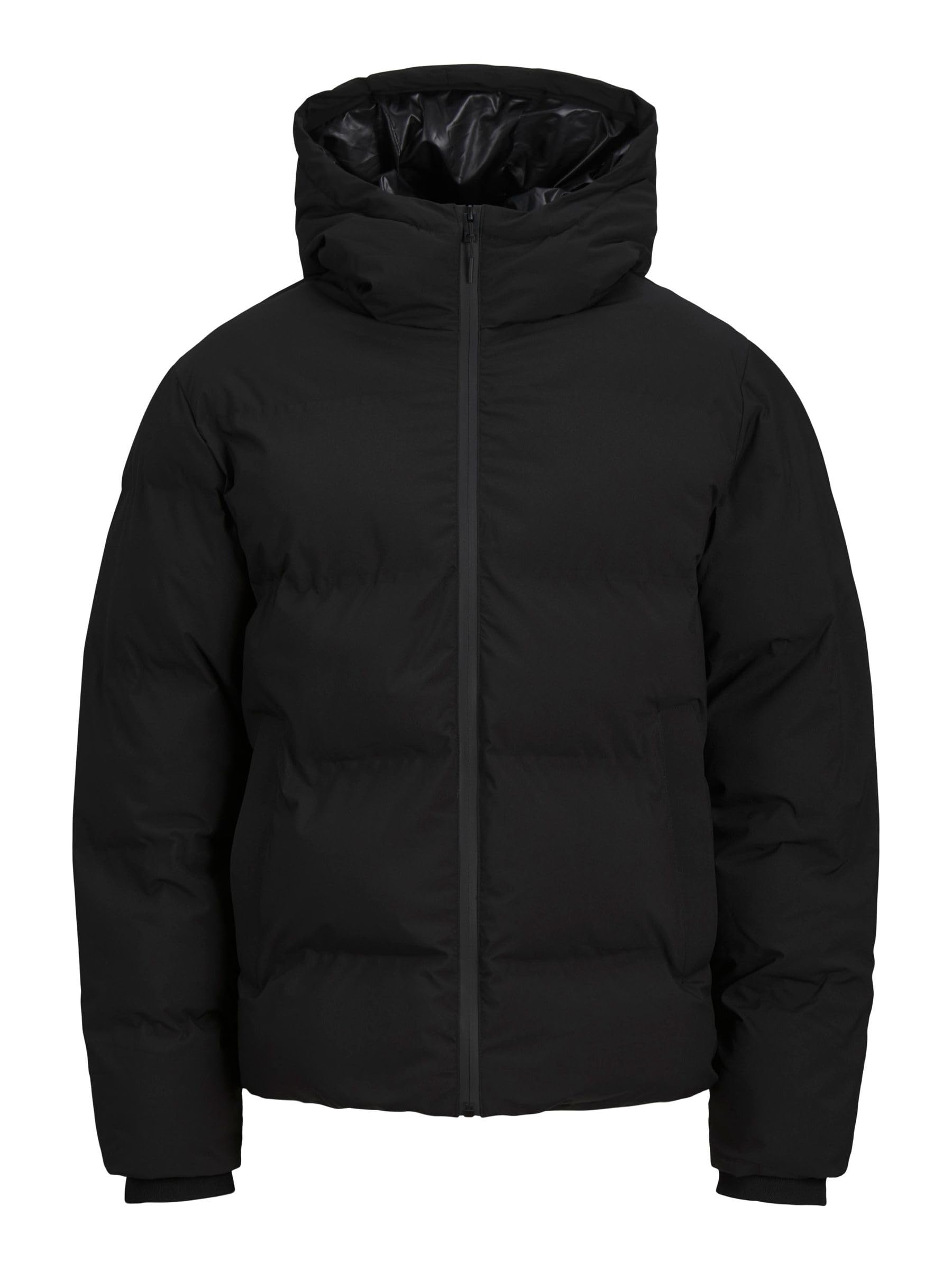 JACK&JONES PLUS Men's Jjpayne Puffer Jacket Pls Puffer Jacket, black, XXXXL