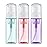 Tekson Soap Foam Bottle (60ml, 2 fl oz), Empty Travel Foaming Lash Shampoo for Cleanser, Dispenser (Green, Pink, Purple)