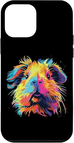 Funda de conejillo de indias colorido para iPhone 12 mini