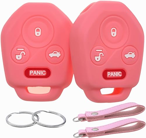 Miniatura 1 de REPROTECTING Funda de goma de silicona para llavero compatible con Subaru Crosstrek Forester Impreza Legacy Outback Tribeca WRX STI XV Crosstrek