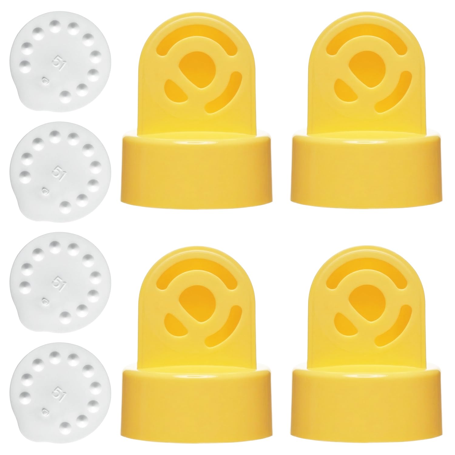 Replacement Valves and Membranes for Medela Breast Pumps (4-Pack)