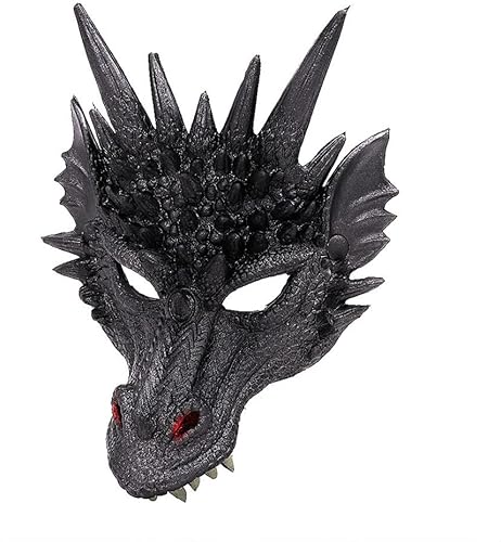 Miniatura 4 de Máscara de alas de dragón para disfraz de alas de diablo para adultos, alas de murciélago para fiesta de Halloween, cosplay