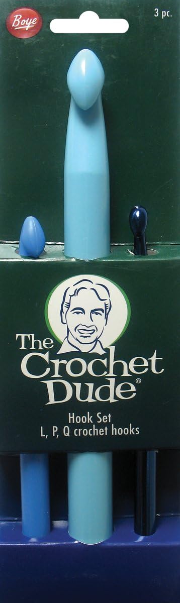 Boye Crochet Dude Plastic Crochet Hook Set