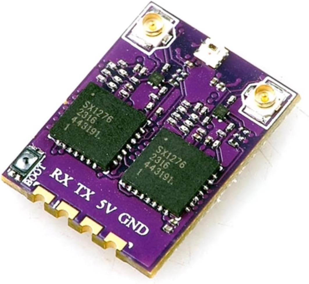 Happymodel ES900 Dual RX ELRS ExpressLRS Diversity Receiver Iong Range Receiver for Micro Carbon Fiber FPV Racing Quadcopter Quad Frame kit RC Drone Frame Tiny Whoop 868MHz