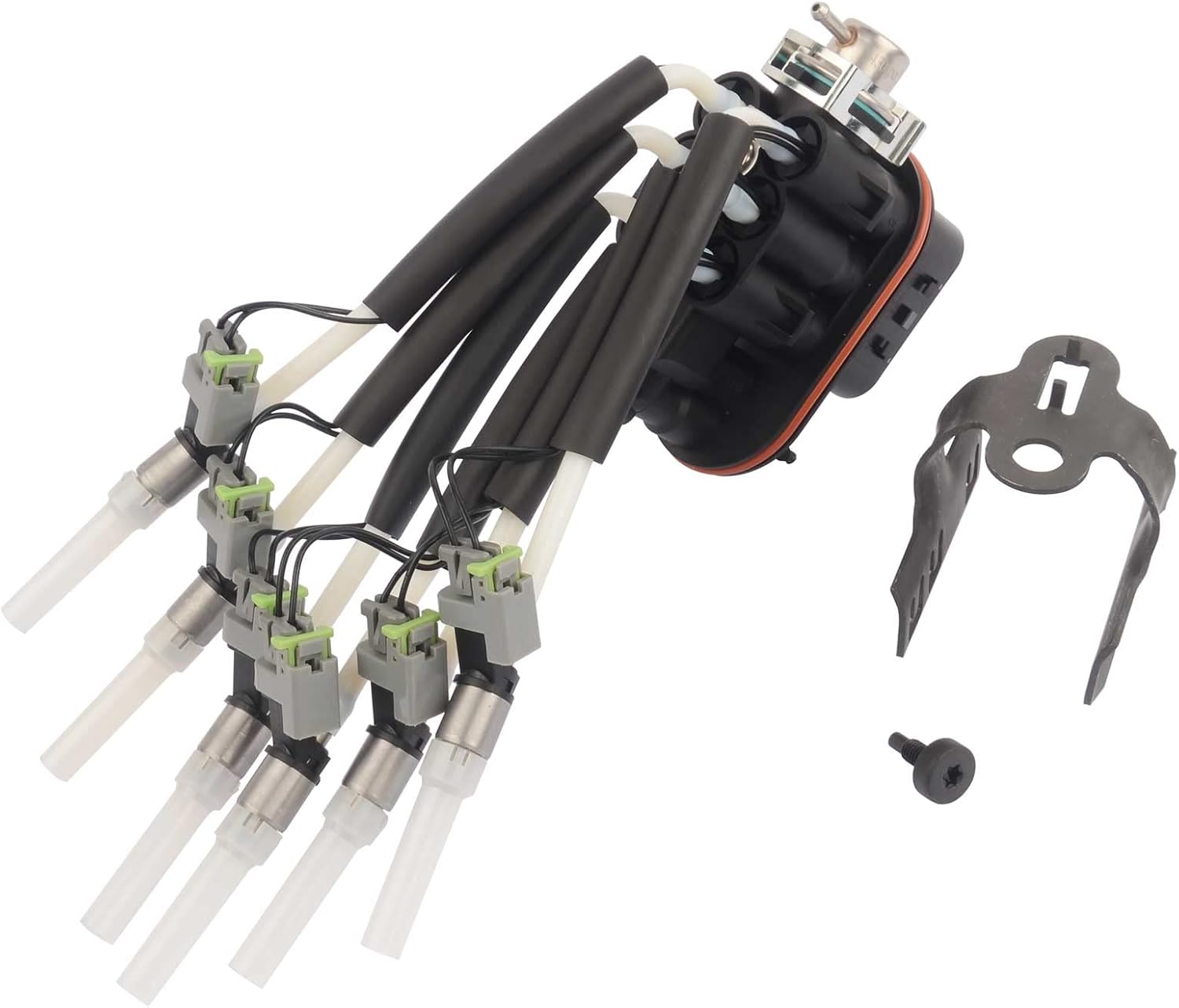 FJ503 Spider Fuel Injector W/Bracket Replacement For 1996-2014 1996-2014 Chevrolet C/K 1500 2500, Chevy Silverado 1500 Express 1500 2500; GMC Savana Sierra Safari Jimmy Oldsmobile 4.3 v6 vortec V6#