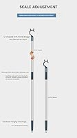 Vista 2 de BEEY Gancho de utilidad de poste largo de 56 pulgadas, herramienta de alcance extendido para techo de armario de área alta