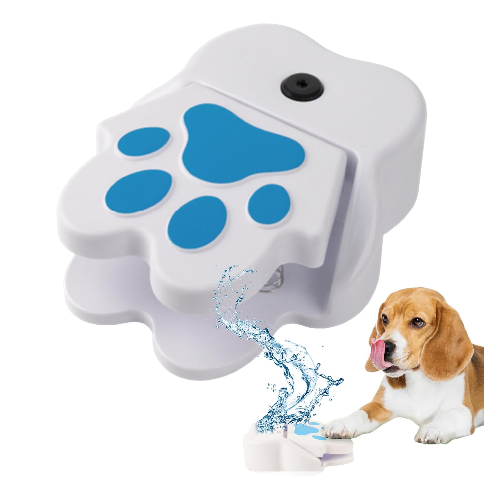 Wasserbrunnen für Hunde – Wassersprinkler für Haustiere | Puppy Watter Spielzeug für den Garten | Gartenstufe für Welpen, geeignet für Outdoor-Training
