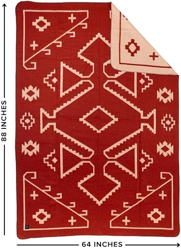 Vista 74 de Arcturus Rainier - Manta de lana – 4.5 libras cálida, pesada, lavable, grande Ideal para camping, al aire libre, supervivencia y kits de Cuatro