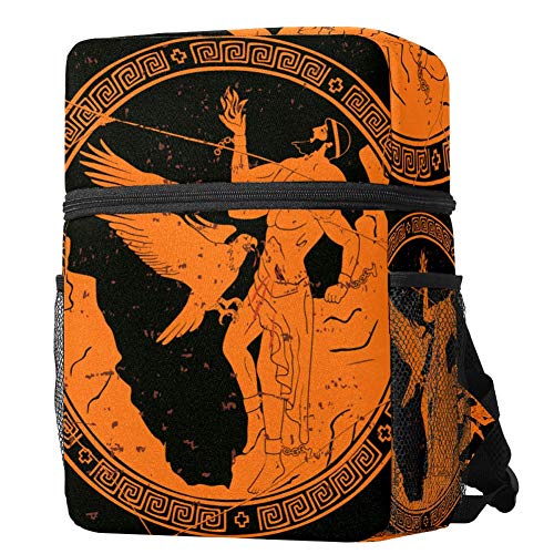 Mochila Escolar Águilas étnicas y Hombres niña de Viaje Espalda de Malla Transpirable