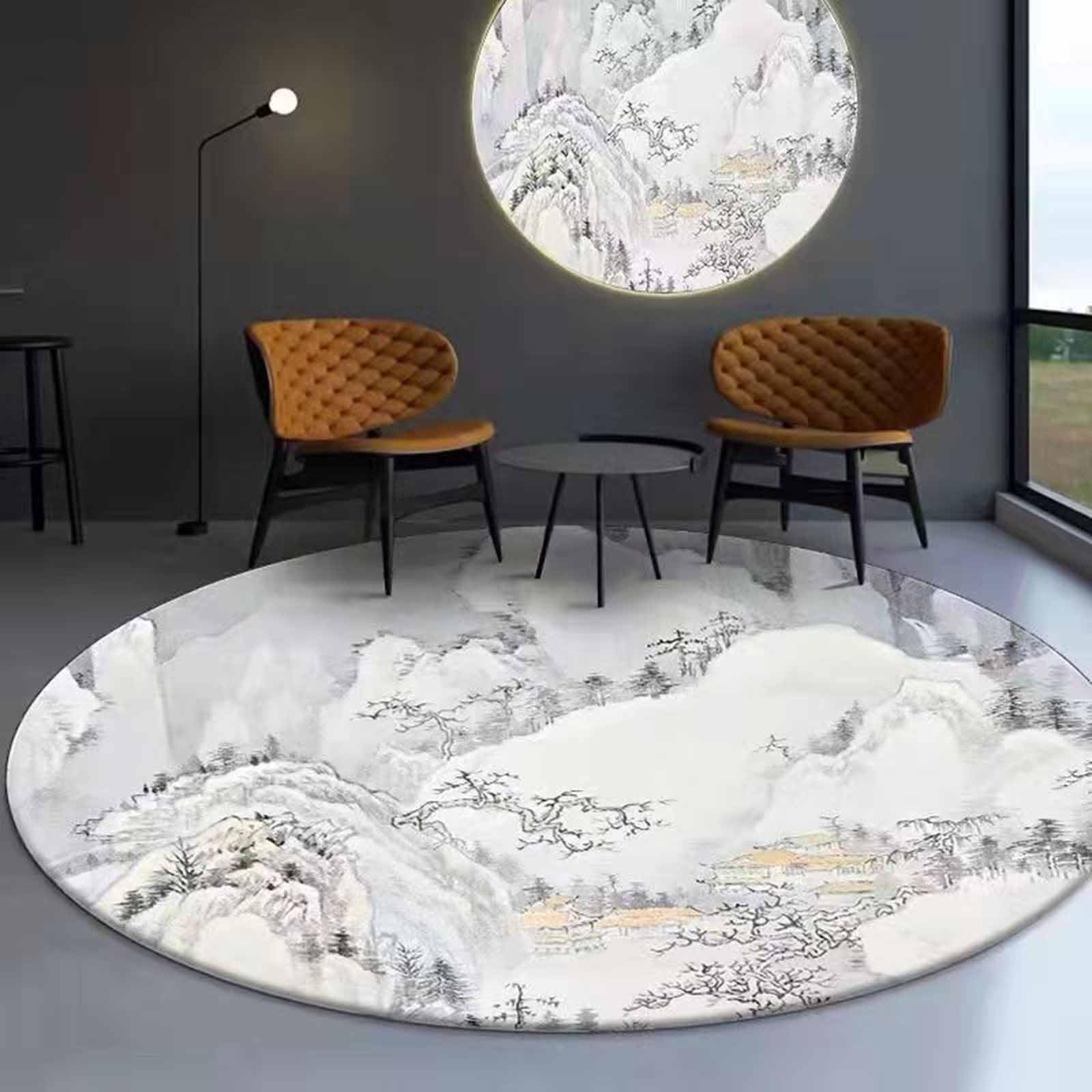 Tapis oriental lavable en machine pour une salle de jeux d'enfants